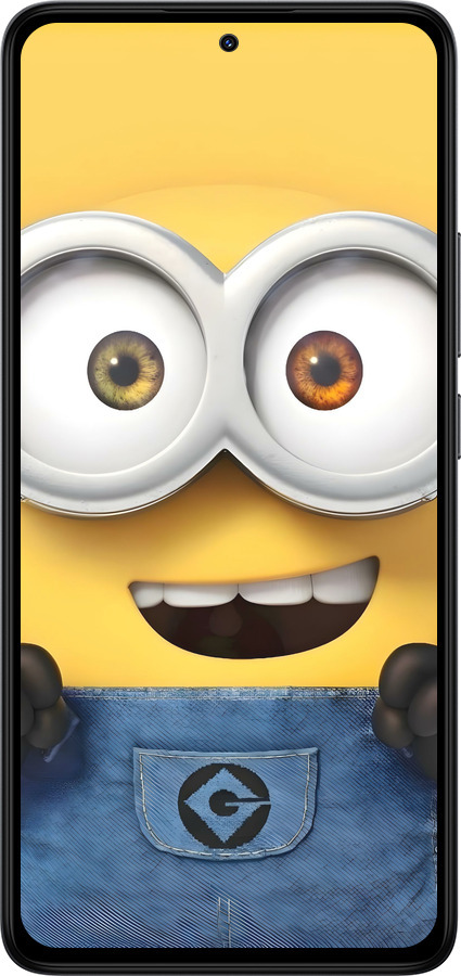 Силиконовый чехол Миньон для Xiaomi Redmi Note 14 4G - 6389u-3903 изображение 