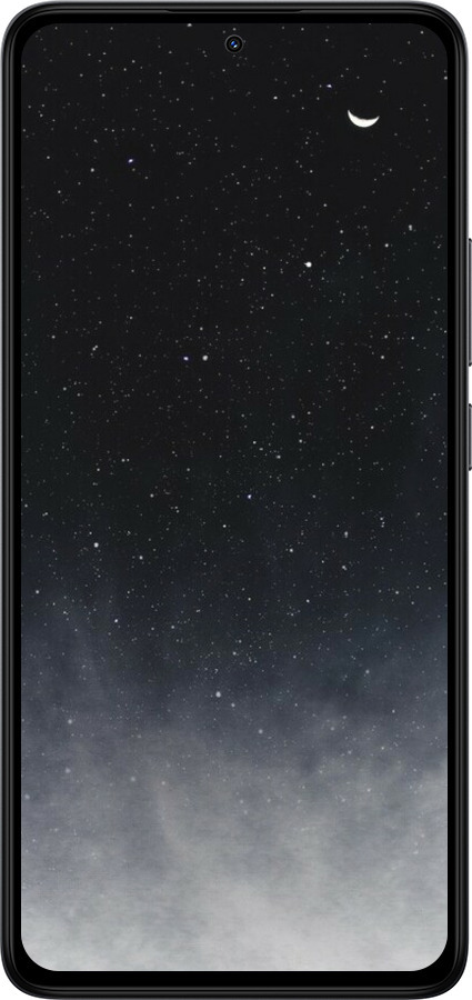 Силиконовый чехол Сині хмари, Синій місяць для Xiaomi Redmi Note 14 4G - 6396u-3903 изображение 