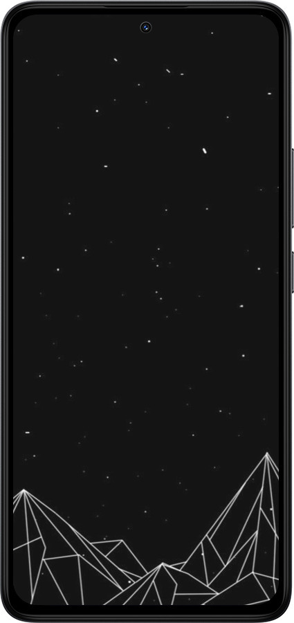 Силіконовий чехол Чорно білі абстрактні гори для Xiaomi Redmi Note 14 4G - 6437u-3903 изображение 