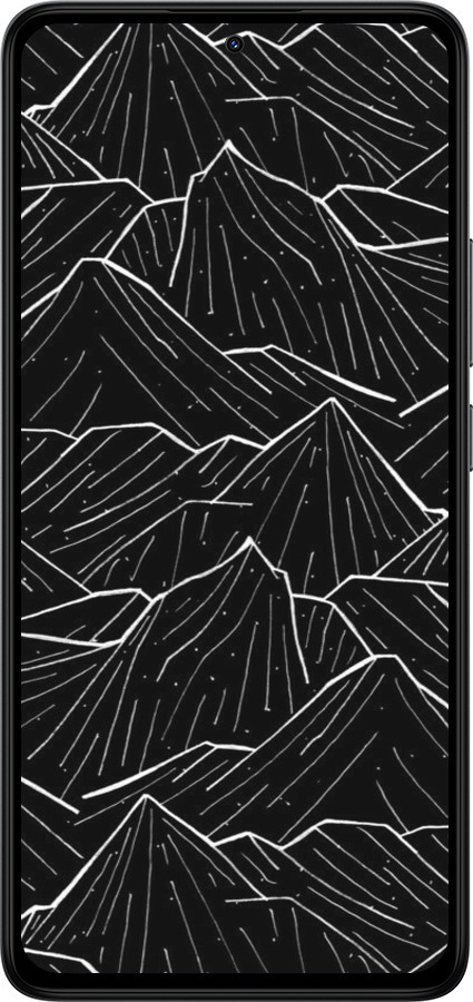 Силиконовый чехол С изображением Темных гор для Xiaomi Redmi Note 14 4G - 6489u-3903 изображение 