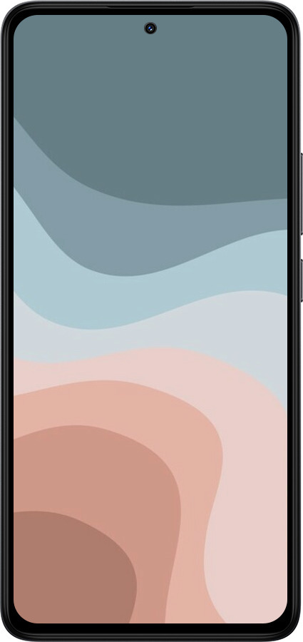 Силіконовий чехол З синіми та рожевими хвилями в стилі ретро для Xiaomi Redmi Note 14 4G - 6532u-3903 изображение 