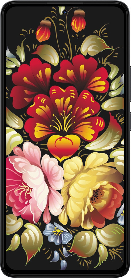 Силиконовый чехол Хохлома 6 для Xiaomi Redmi Note 14 4G - 829u-3903 изображение 
