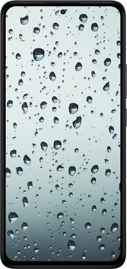 Силиконовый чехол Стекло в каплях для Xiaomi Redmi Note 14 4G - 848u-3903 изображение 