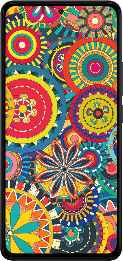 Силиконовый чехол Узор 5 для Xiaomi Redmi Note 14 4G - 902u-3903 изображение 