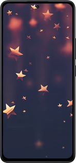 Силиконовый чехол Падающие звезды для Xiaomi Redmi Note 14 5G - 3974u-3811 изображение 