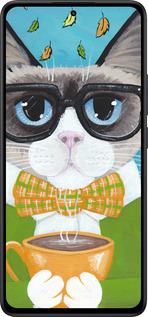 Силиконовый чехол Cat&Coffee для Xiaomi Redmi Note 14 5G - 4053u-3811 изображение 