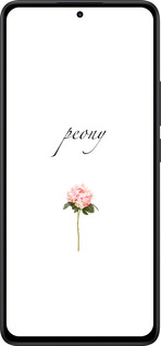Силіконовий чехол Півонія для Xiaomi Redmi Note 14 5G - 4366u-3811 изображение 