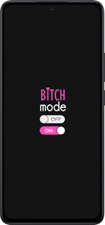 Силиконовый чехол Bitch mode для Xiaomi Redmi Note 14 5G - 4548u-3811 изображение 