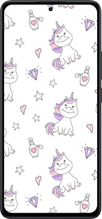 Силиконовый чехол Единорожка v2 для Xiaomi Redmi Note 14 5G - 4703u-3811 изображение 