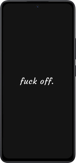 Силіконовий чехол Fuck off для Xiaomi Redmi Note 14 5G - 4731u-3811 изображение 