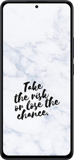 Силіконовий чехол Ризикнути або втратити шанс для Xiaomi Redmi Note 14 5G - 4866u-3811 изображение 