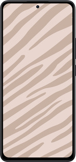 Силиконовый чехол Зебра беж для Xiaomi Redmi Note 14 5G - 4875u-3811 изображение 