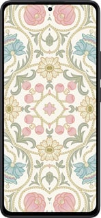 Силіконовий чехол Квітковий орнамент v2 для Xiaomi Redmi Note 14 5G - 5513u-3811 изображение 