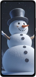 Силіконовий чехол Сніговик для Xiaomi Redmi Note 14 5G - 5826u-3811 изображение 