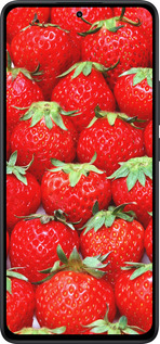 Силіконовий чехол Полуниця для Xiaomi Redmi Note 14 5G - 6020u-3811 изображение 