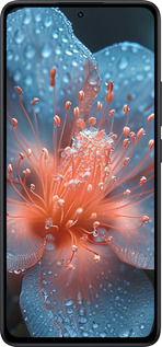 Силиконовый чехол Роса на цветке для Xiaomi Redmi Note 14 5G - 6039u-3811 изображение 
