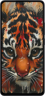 Силиконовый чехол Mini tiger для Xiaomi Redmi Note 14 5G - 6052u-3811 изображение 