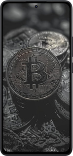 Силиконовый чехол Black Bitcoin для Xiaomi Redmi Note 14 5G - 6090u-3811 изображение 