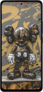 Силіконовий чехол Bronze kaws для Xiaomi Redmi Note 14 5G - 6097u-3811 изображение 