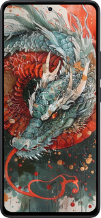 Силіконовий чехол Стихія вогню для Xiaomi Redmi Note 14 5G - 6101u-3811 изображение 