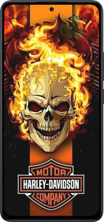 Силіконовий чехол Харлей девидсон для Xiaomi Redmi Note 14 5G - 6370u-3811 изображение 