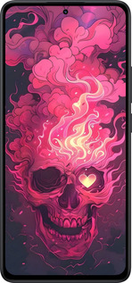 Силиконовый чехол Череп арт для Xiaomi Redmi Note 14 5G - 6385u-3811 изображение 