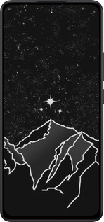 Силиконовый чехол Минималистический горный пейзаж для Xiaomi Redmi Note 14 5G - 6438u-3811 изображение 