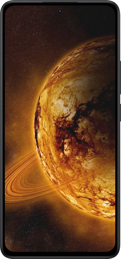 Силіконовий чехол Жовтий Сатурн для Xiaomi Redmi Note 14 5G - 170u-3811 изображение 