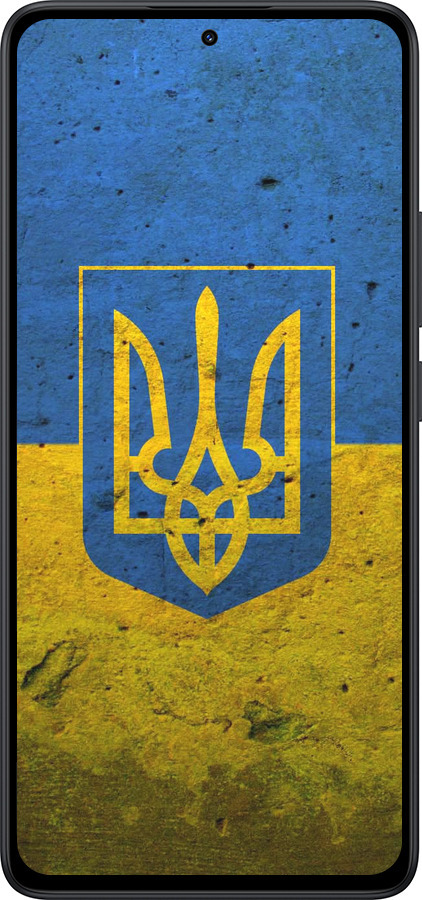Силіконовий чехол Прапор і герб України 2 для Xiaomi Redmi Note 14 5G - 378u-3811 изображение 
