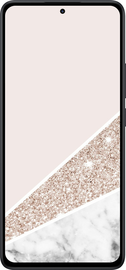 Силіконовий чехол Пастельний мармур для Xiaomi Redmi Note 14 5G - 4342u-3811 изображение 