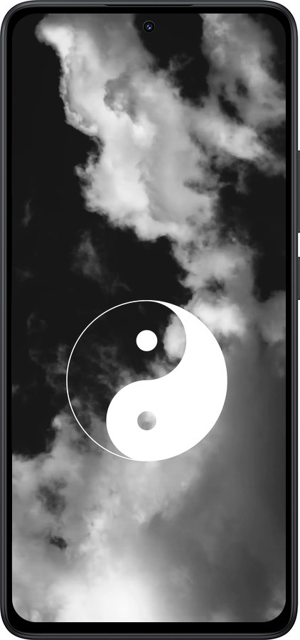 Силиконовый чехол Инь и Янь для Xiaomi Redmi Note 14 5G - 4389u-3811 изображение 