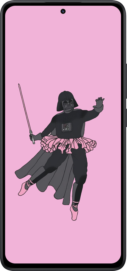 Силіконовий чехол Pink Wader для Xiaomi Redmi Note 14 5G - 4456u-3811 изображение 
