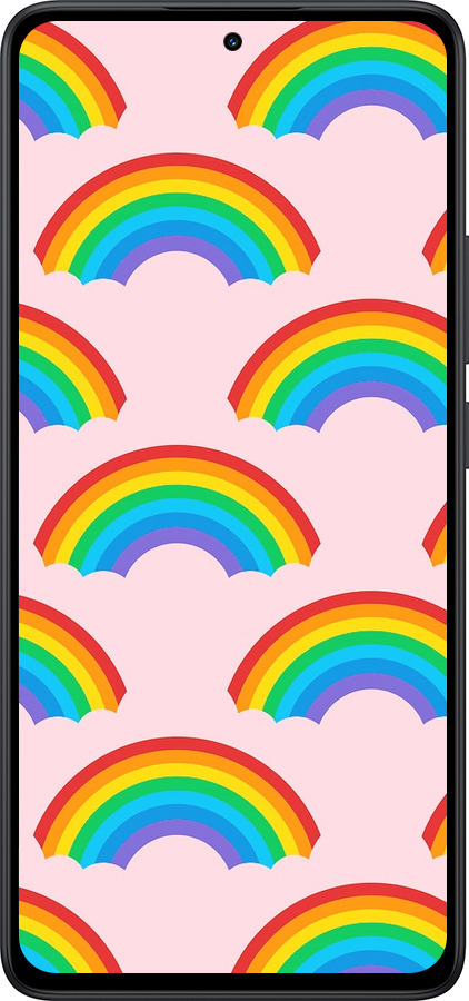 Силіконовий чехол Rainbows для Xiaomi Redmi Note 14 5G - 4478u-3811 изображение 