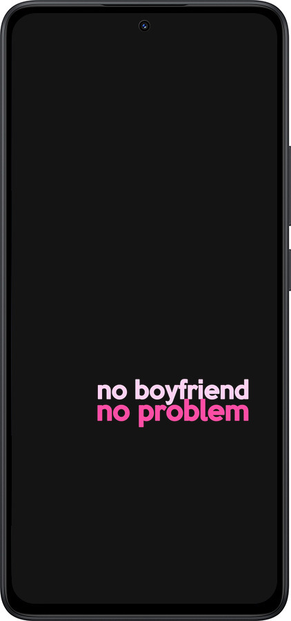 Силиконовый чехол no boyfriend no problem для Xiaomi Redmi Note 14 5G - 4549u-3811 изображение 