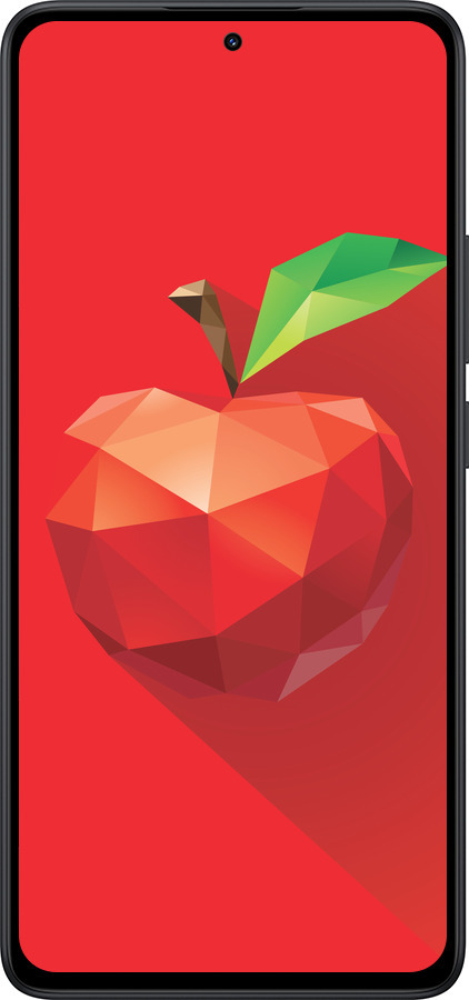 Силіконовий чехол Яблуко для Xiaomi Redmi Note 14 5G - 4696u-3811 изображение 