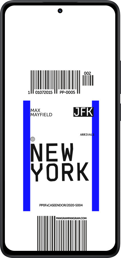 Силиконовый чехол New York для Xiaomi Redmi Note 14 5G - 4861u-3811 изображение 