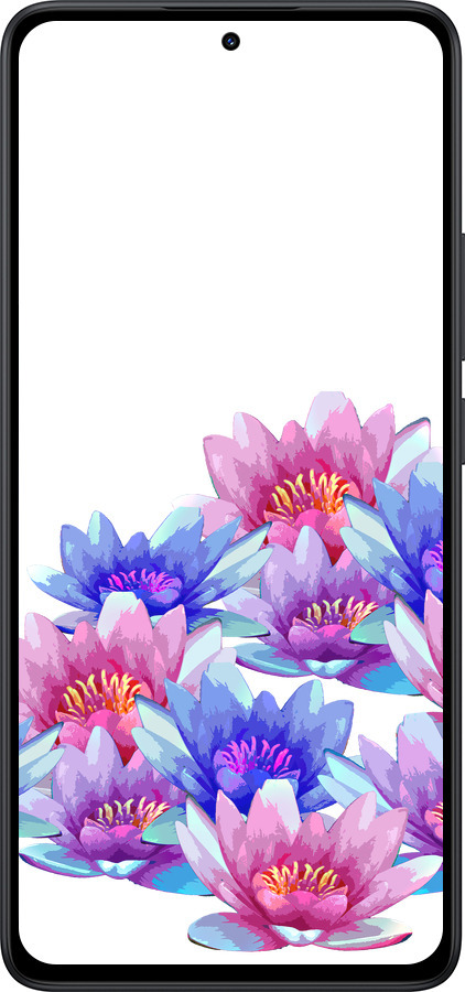 Силіконовий чехол Лотос для Xiaomi Redmi Note 14 5G - 4862u-3811 изображение 