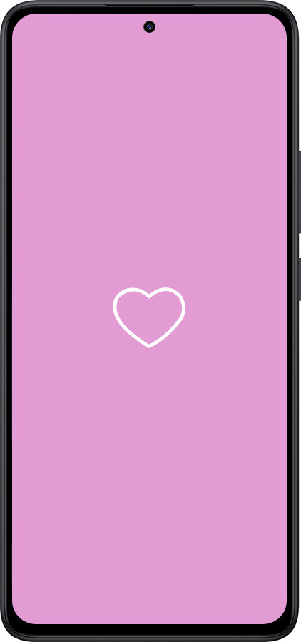 Силиконовый чехол Сердце 2 для Xiaomi Redmi Note 14 5G - 4863u-3811 изображение 