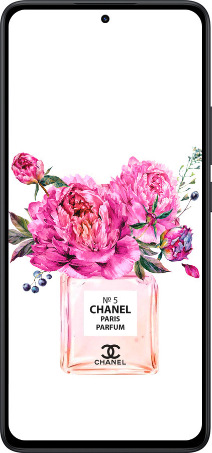 Силиконовый чехол Chanel для Xiaomi Redmi Note 14 5G - 4906u-3811 изображение 
