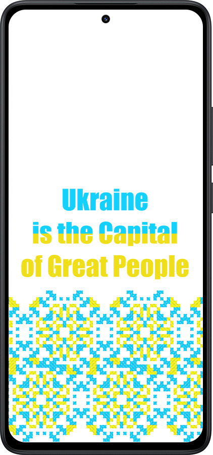 Силиконовый чехол Ukraine для Xiaomi Redmi Note 14 5G - 5283u-3811 изображение 