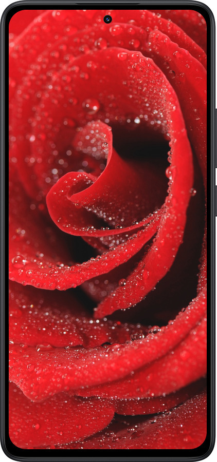 Силиконовый чехол Красная роза для Xiaomi Redmi Note 14 5G - 529u-3811 изображение 