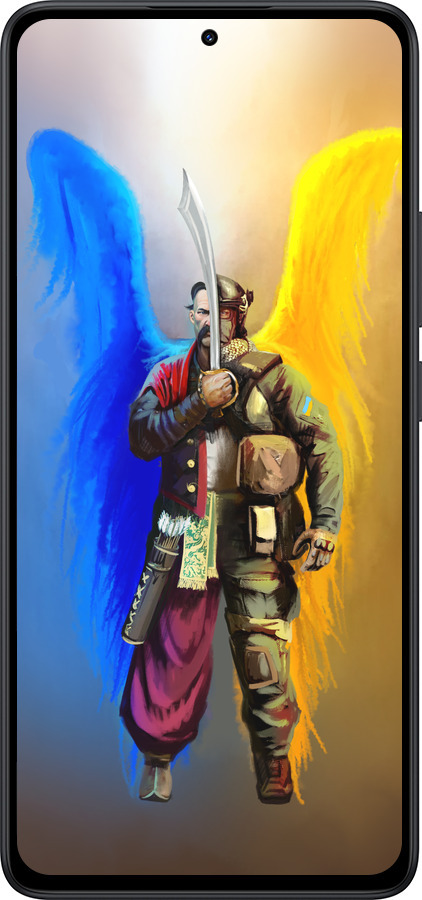 Силіконовий чехол Воїн Ангел  для Xiaomi Redmi Note 14 5G - 5317u-3811 изображение 