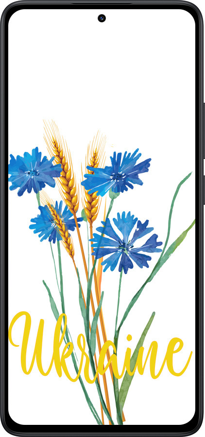 Силиконовый чехол Ukraine v2 для Xiaomi Redmi Note 14 5G - 5445u-3811 изображение 