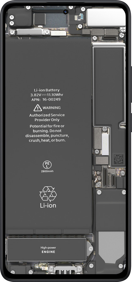 Силіконовий чехол Деталі смартфона для Xiaomi Redmi Note 14 5G - 5487u-3811 изображение 