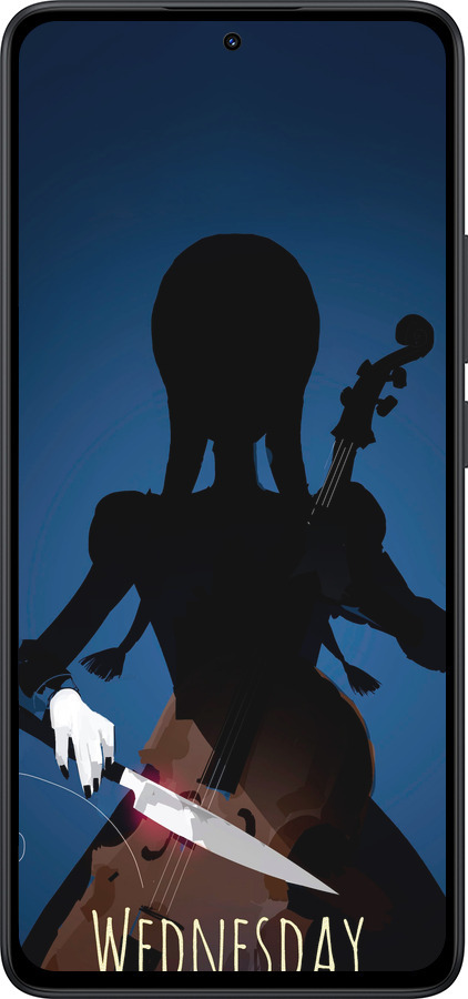 Силиконовый чехол Wednesday для Xiaomi Redmi Note 14 5G - 5515u-3811 изображение 