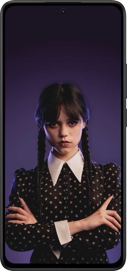 Силиконовый чехол Wednesday v3 для Xiaomi Redmi Note 14 5G - 5517u-3811 изображение 