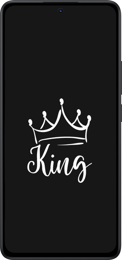 Силіконовий чехол Queen & King для нього для Xiaomi Redmi Note 14 5G - 5521u-3811 изображение 