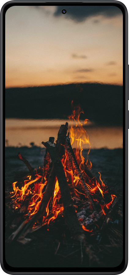 Силиконовый чехол Огонь для Xiaomi Redmi Note 14 5G - 6021u-3811 изображение 