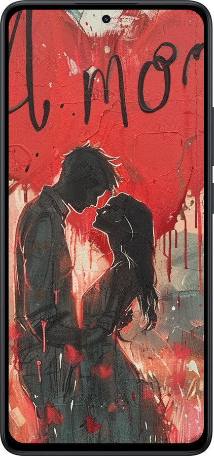Силиконовый чехол Amore для Xiaomi Redmi Note 14 5G - 6047u-3811 изображение 