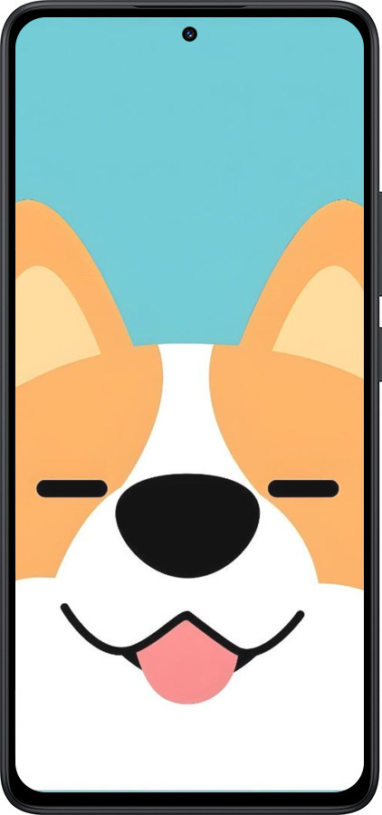 Силіконовий чехол Корги для Xiaomi Redmi Note 14 5G - 6280u-3811 изображение 
